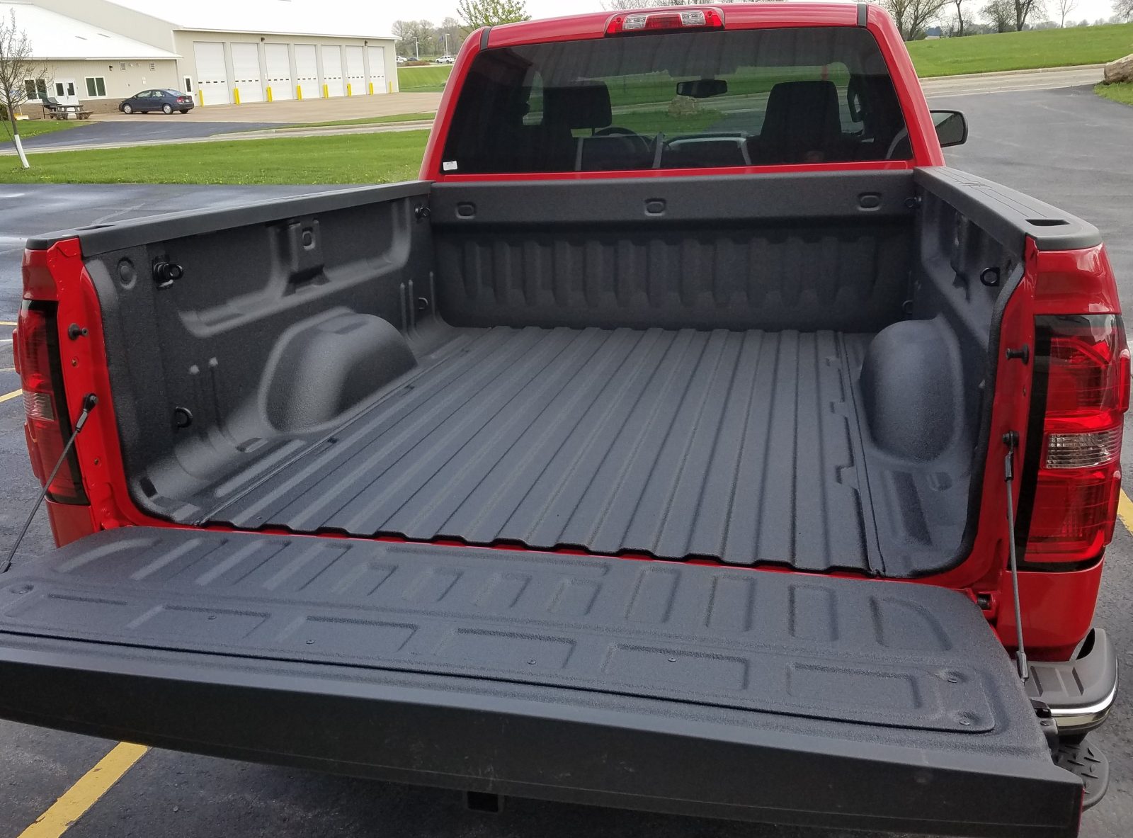 Older truck with rust damage awaiting protective coating